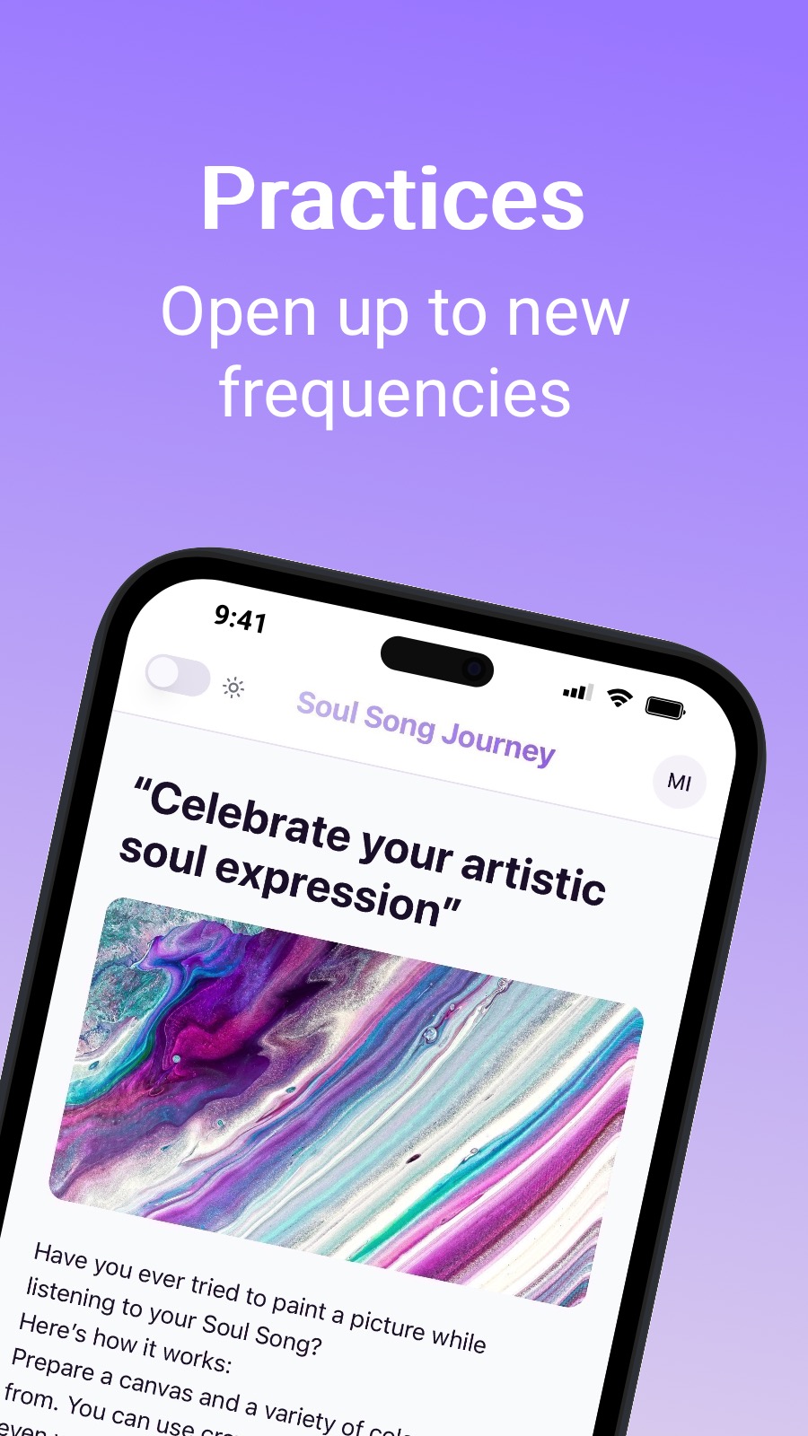 Practices - Open up to new frequencies