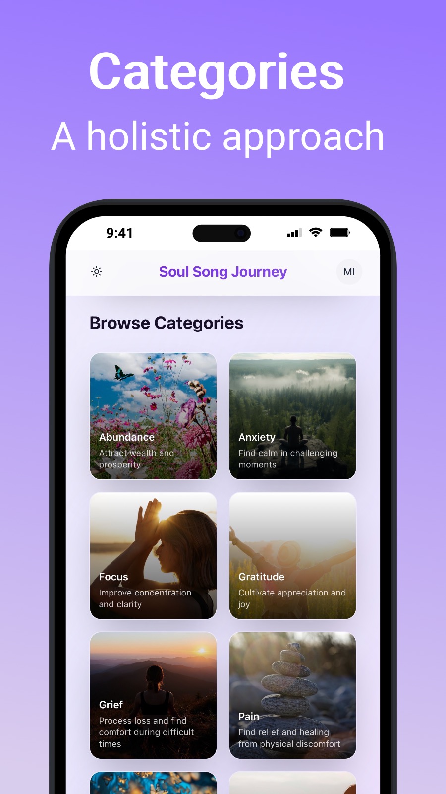 Categories - A holistic approach