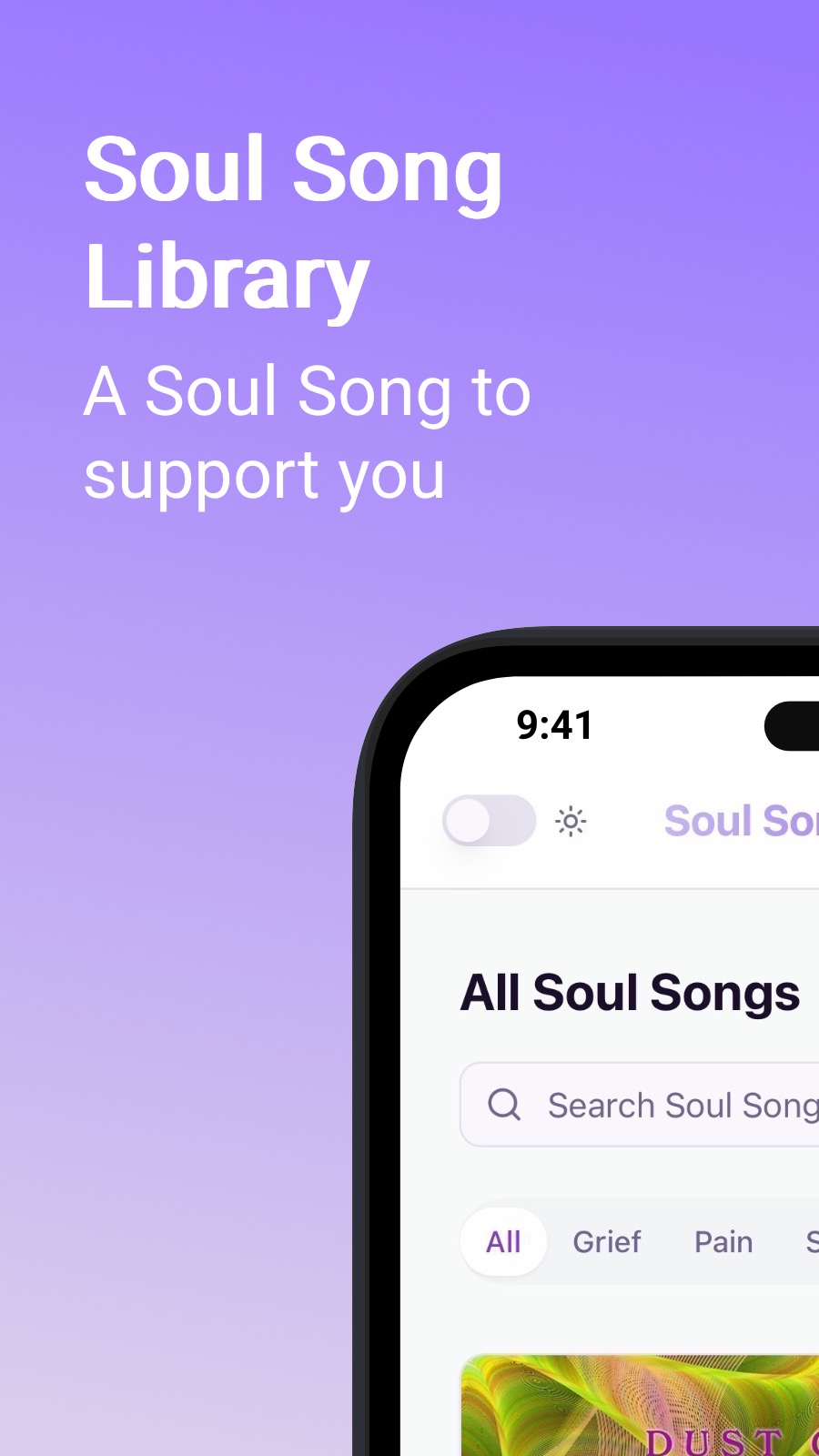 Soul Song Library - A Soul Song to support you