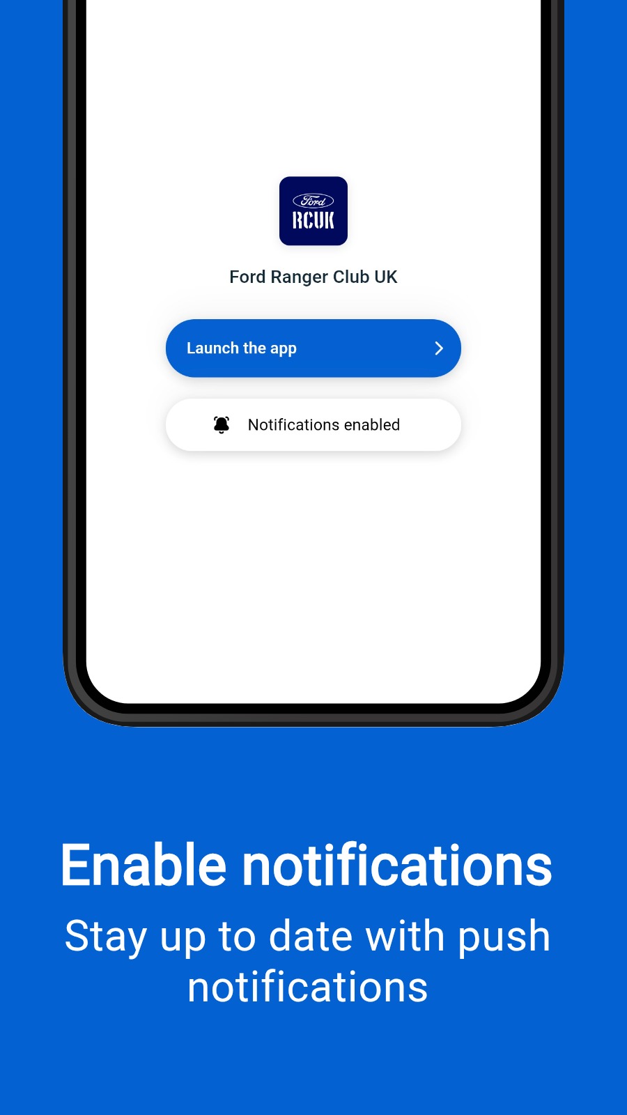 Enable notifications - Stay up to date with push notifications