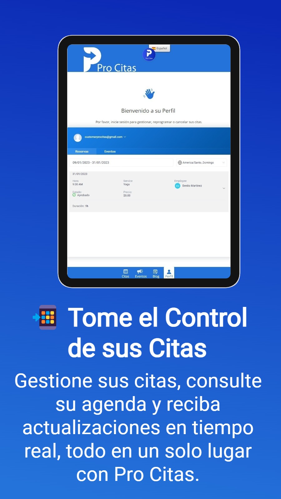 📲 Tome el Control de sus Citas - Gestione sus citas, consulte su agenda y reciba actualizaciones en tiempo real, todo en un solo lugar con Pro Citas.