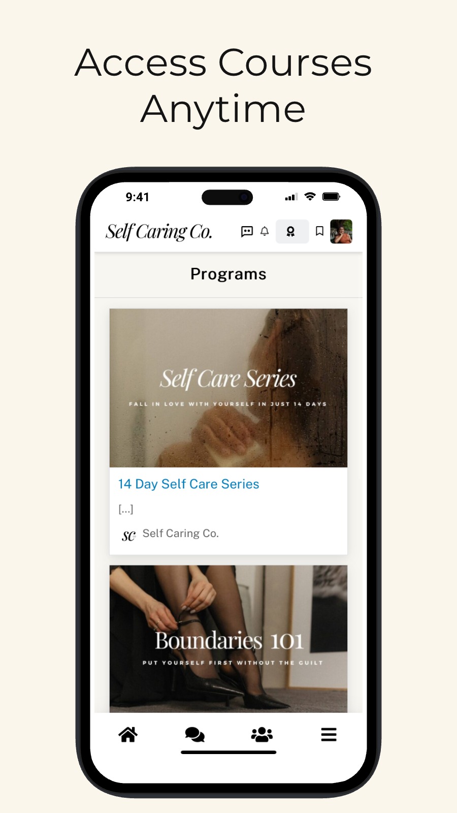 Access Courses Anytime