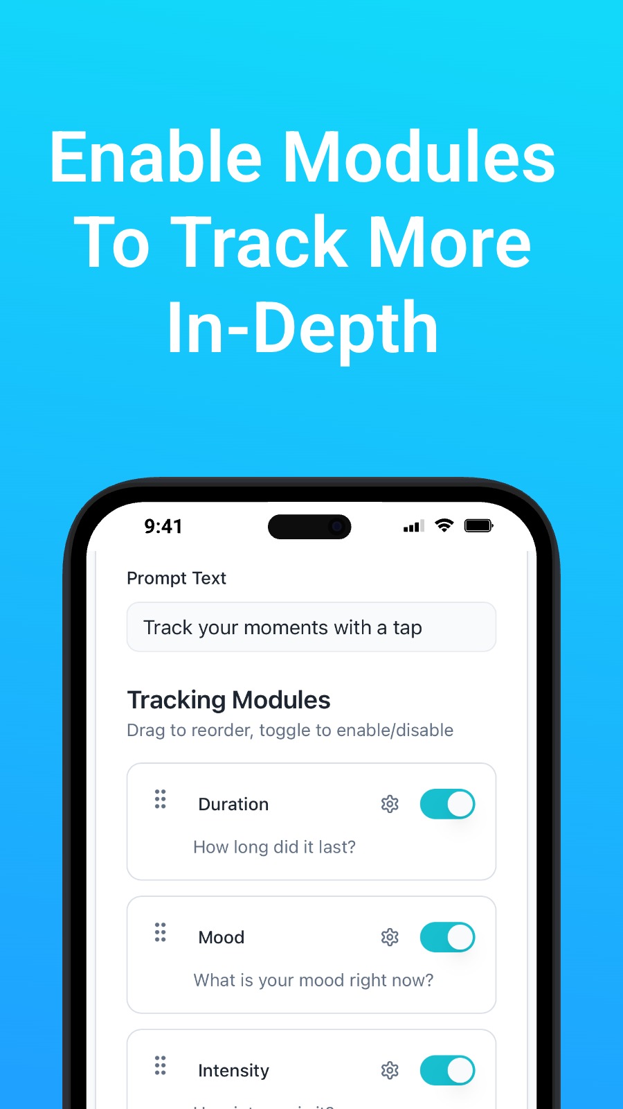 Enable Modules To Track More In-Depth