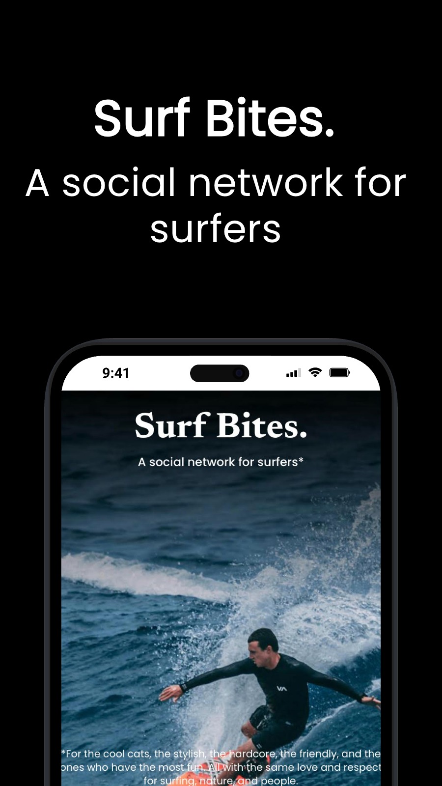 Surf Bites. - A social network for surfers