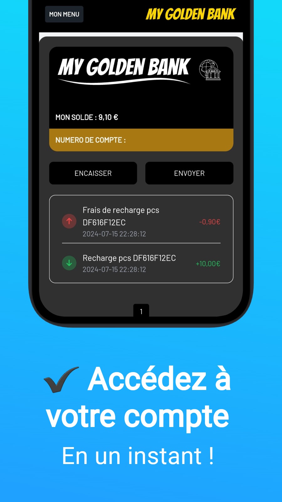✔️ Accédez à votre compte - En un instant !