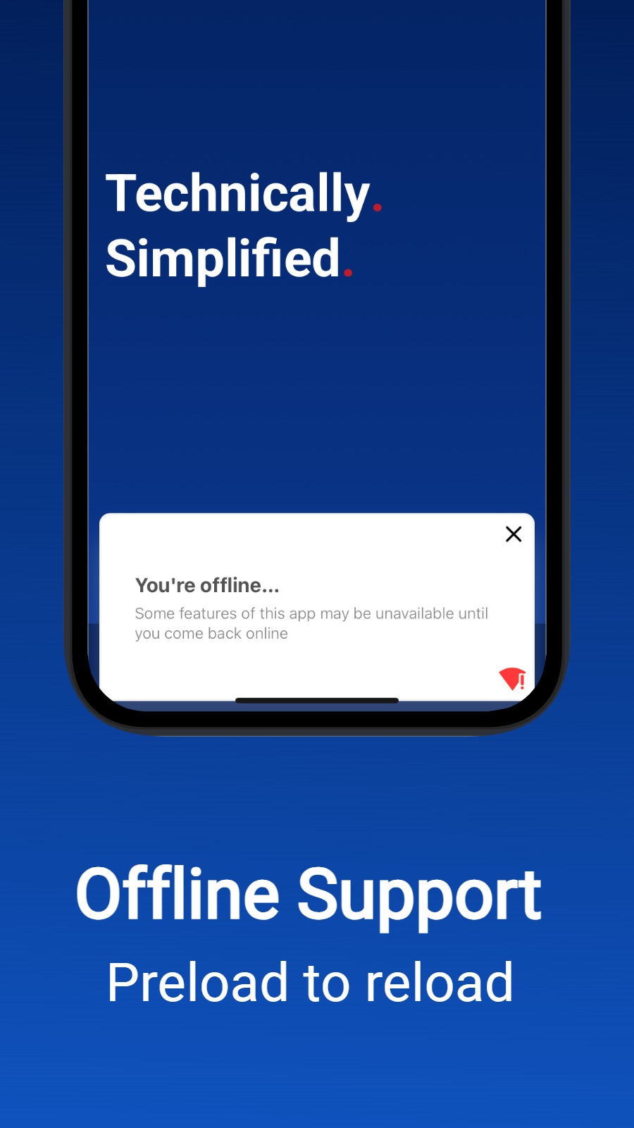 Offline Support - Preload to reload