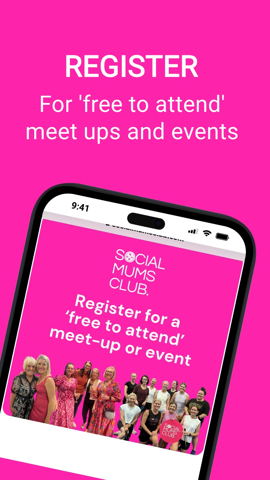 REGISTER - For &lsquo;free to attend&lsquo; meet ups and events