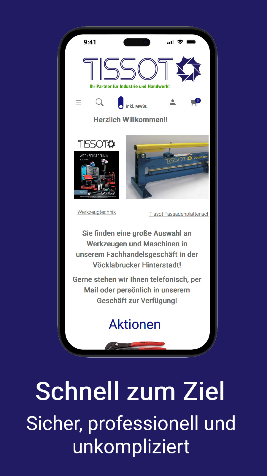 Schnell zum Ziel - Sicher, professionell und unkompliziert