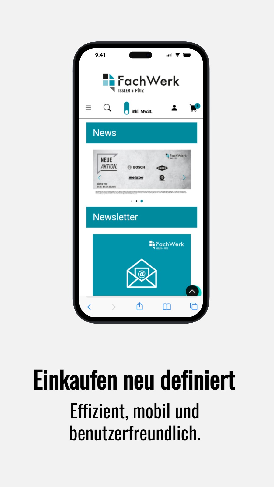 Einkaufen neu definiert - Effizient, mobil und benutzerfreundlich.