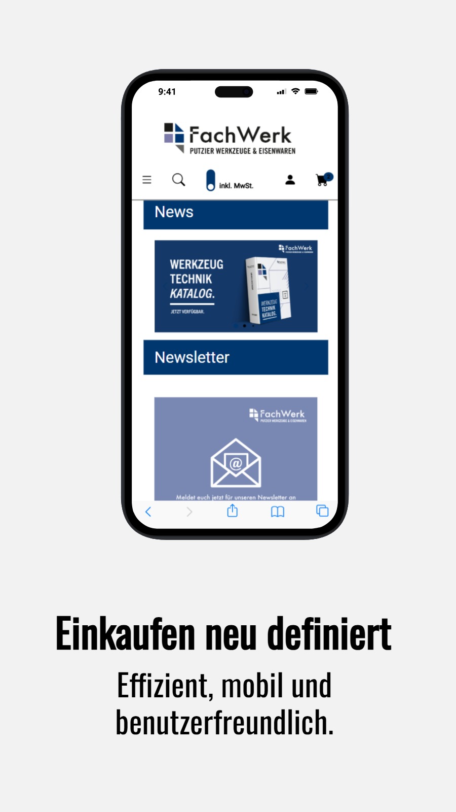 Einkaufen neu definiert - Effizient, mobil und benutzerfreundlich.