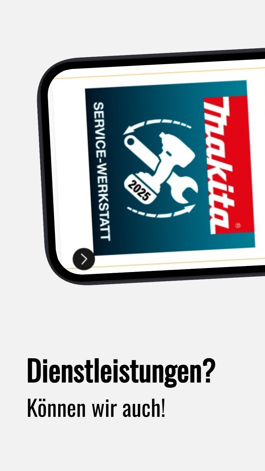 Dienstleistungen? - Können wir auch!