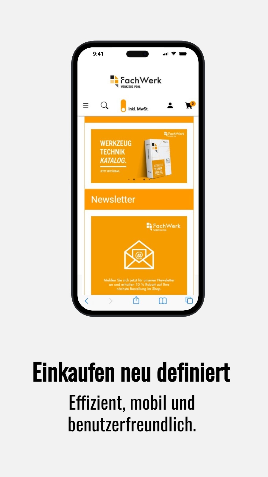 Einkaufen neu definiert - Effizient, mobil und benutzerfreundlich.