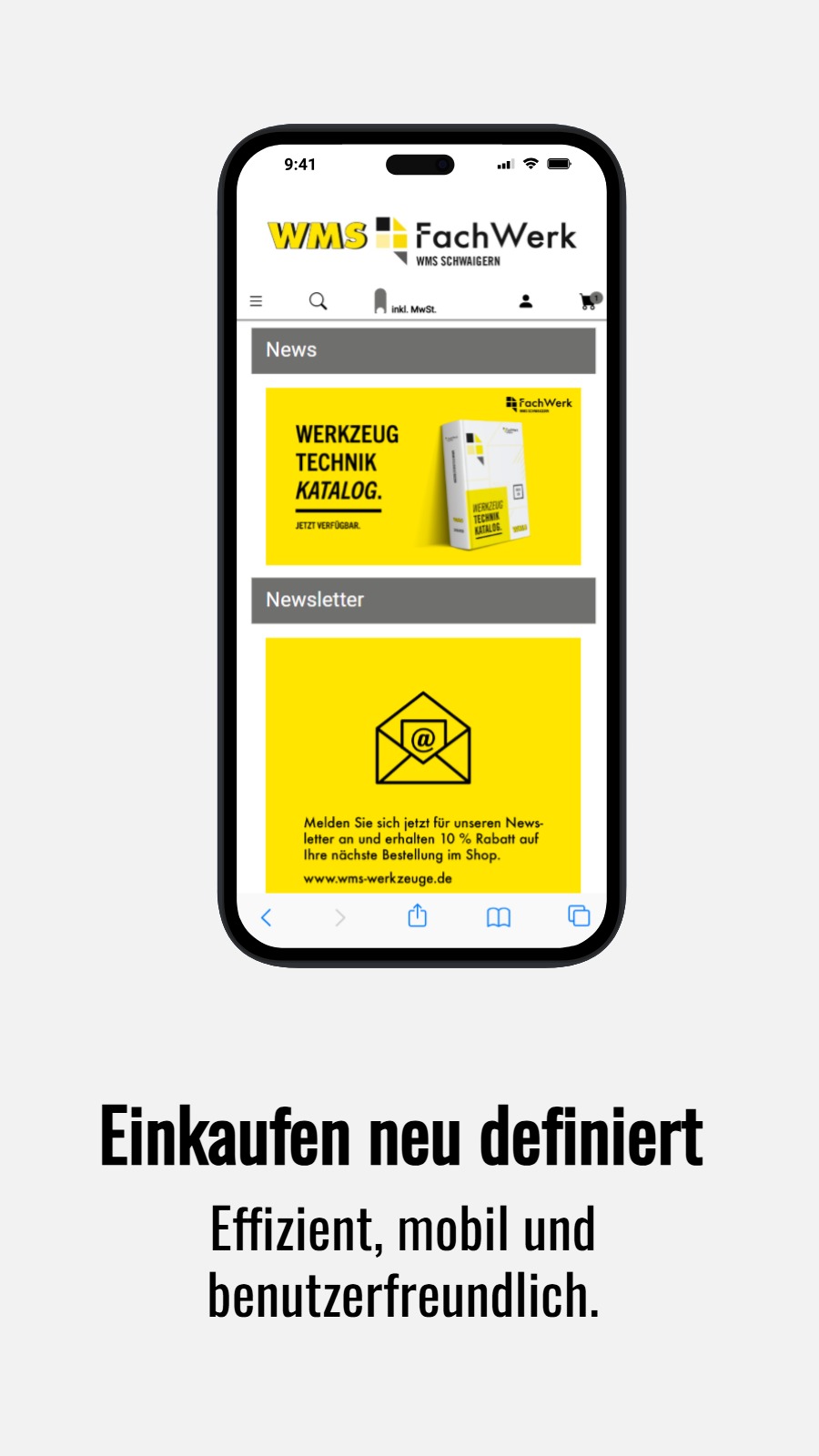 Einkaufen neu definiert - Effizient, mobil und benutzerfreundlich.