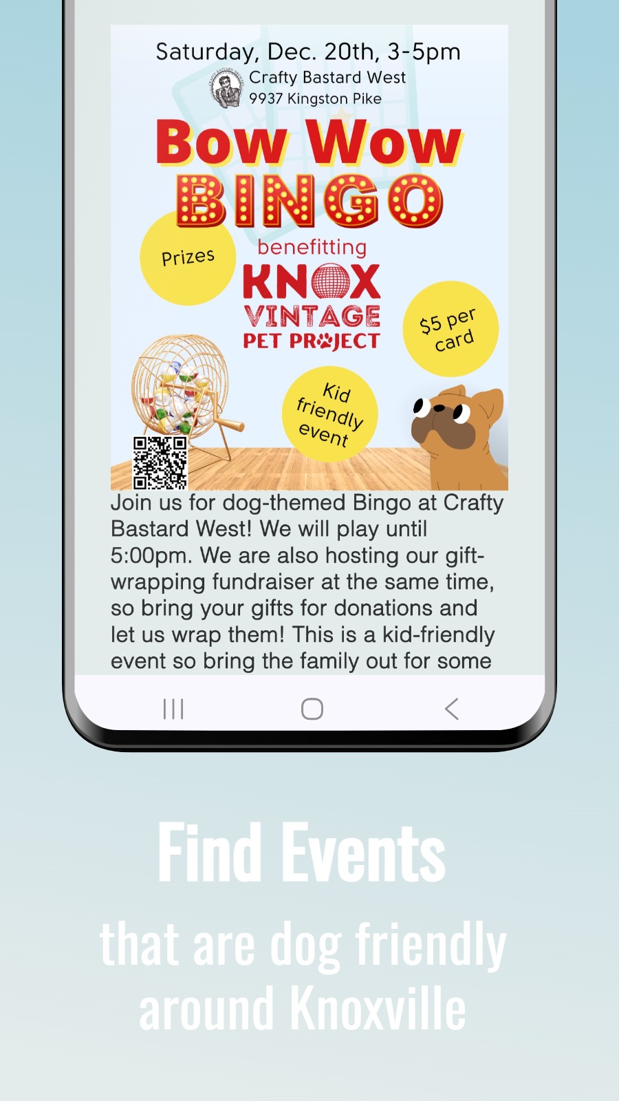 Find Events - that are dog friendly around Knoxville