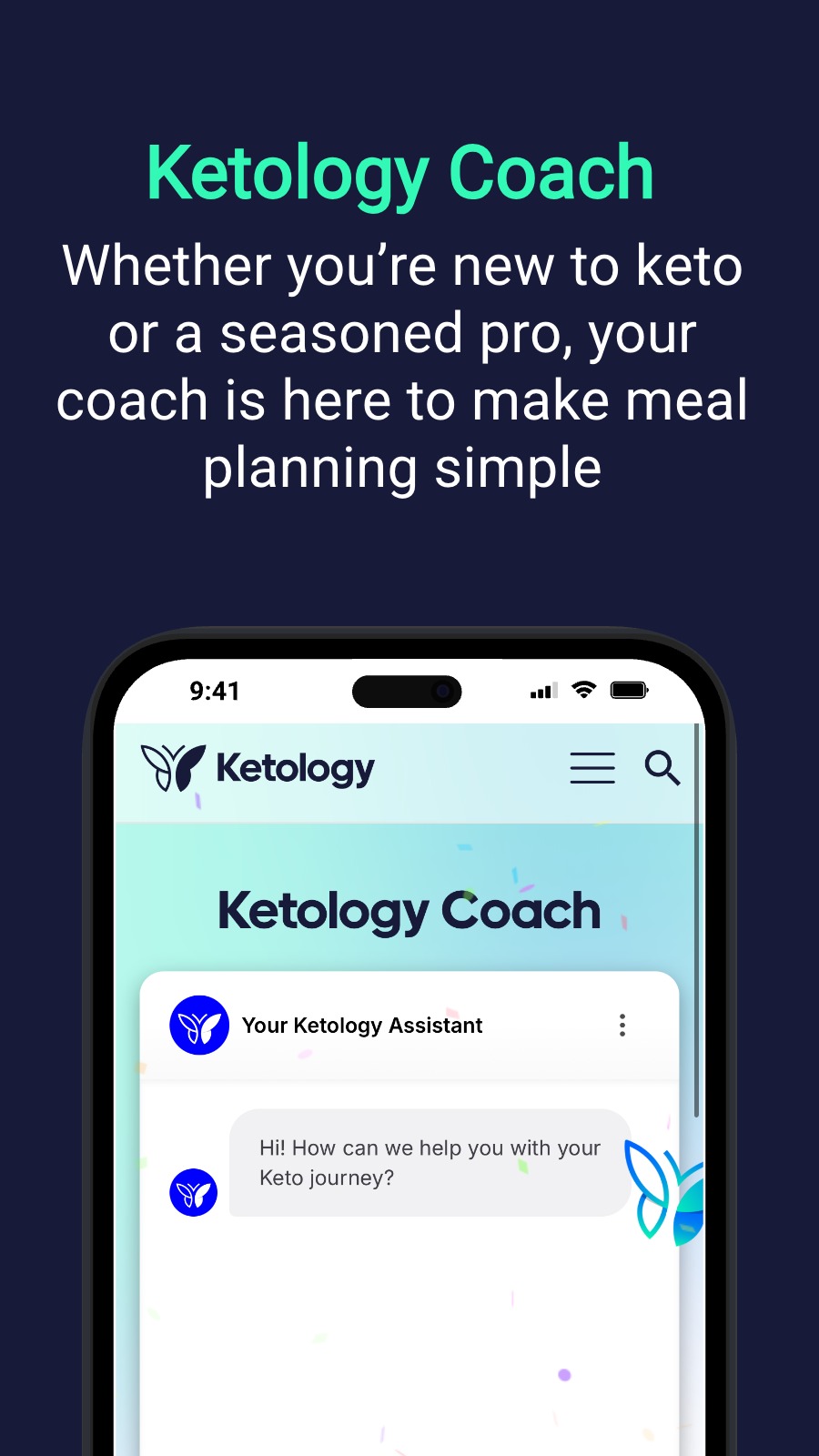 Ketology Coach - Whether you’re new to keto or a seasoned pro, your coach is here to make meal planning simple