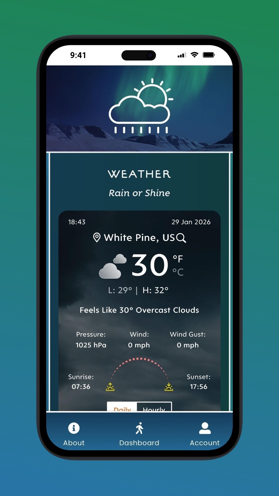 Daily Dashboard - Prepare for your journey