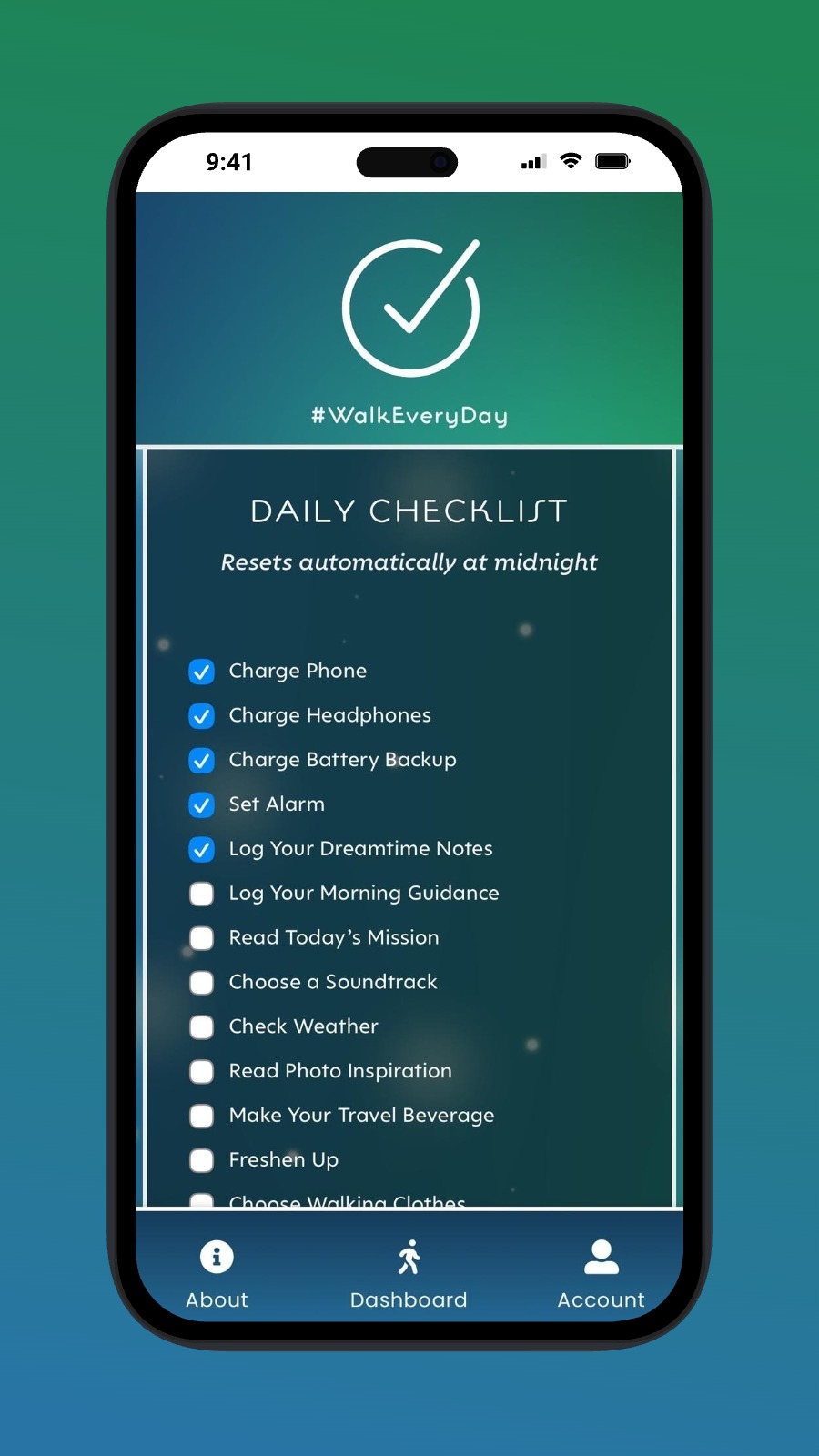 Daily Dashboard - Prepare for your journey
