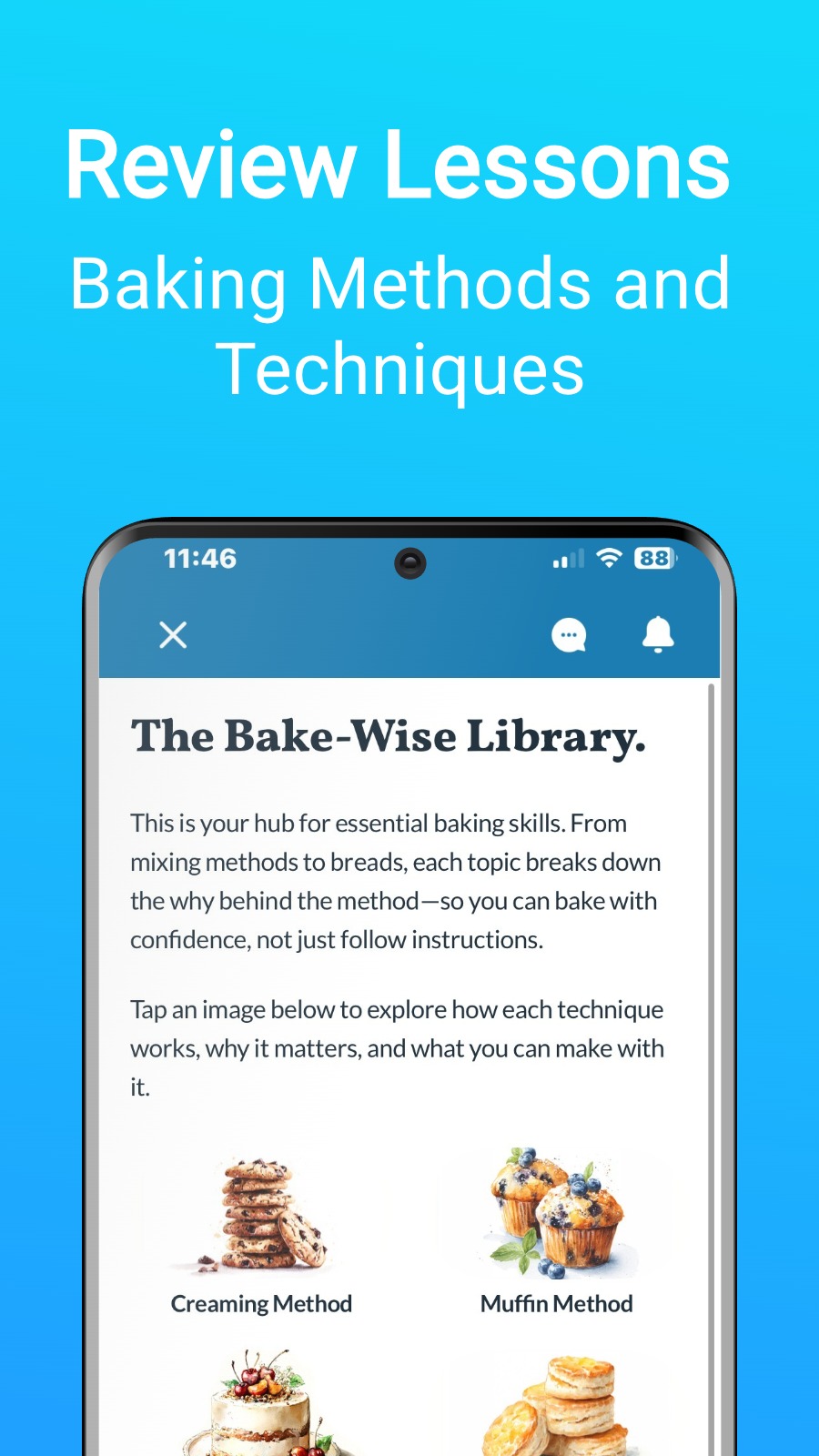 Review Lessons - Baking Methods and Techniques