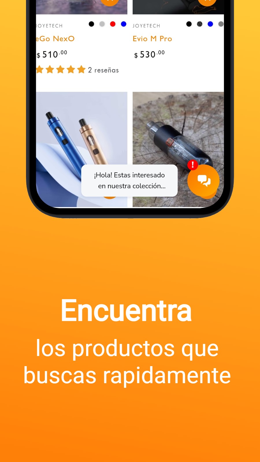 Encuentra - los productos que buscas rapidamente