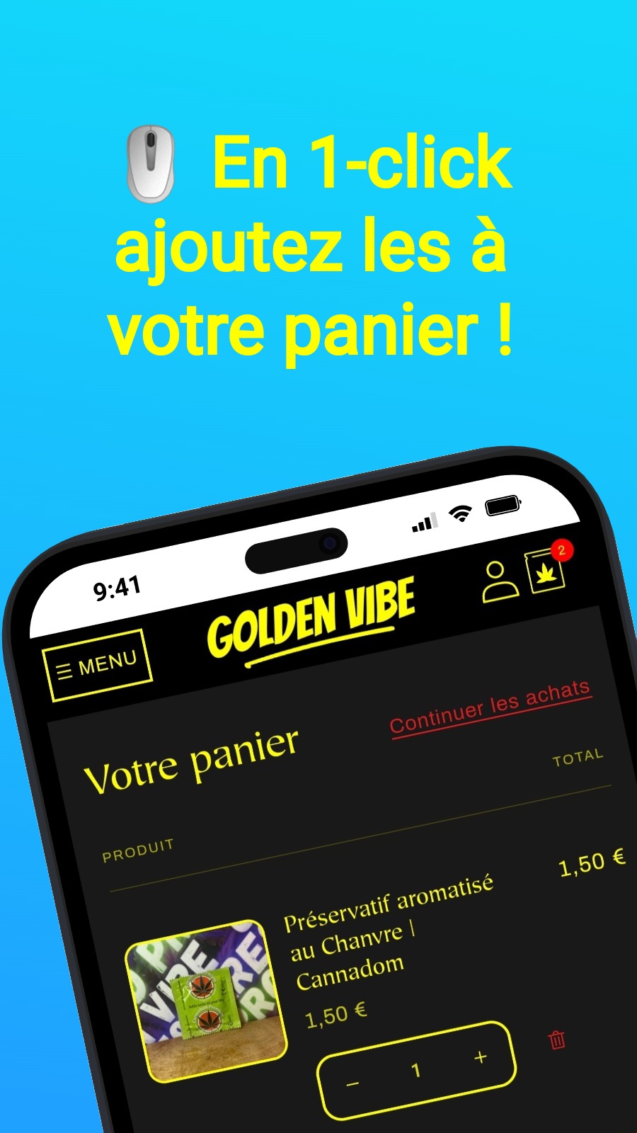 🖱 En 1-click ajoutez les à votre panier !