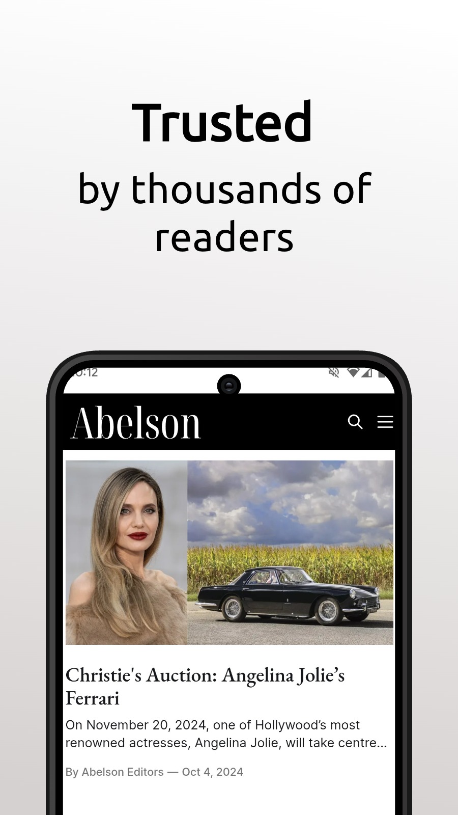 Trusted - by thousands of readers