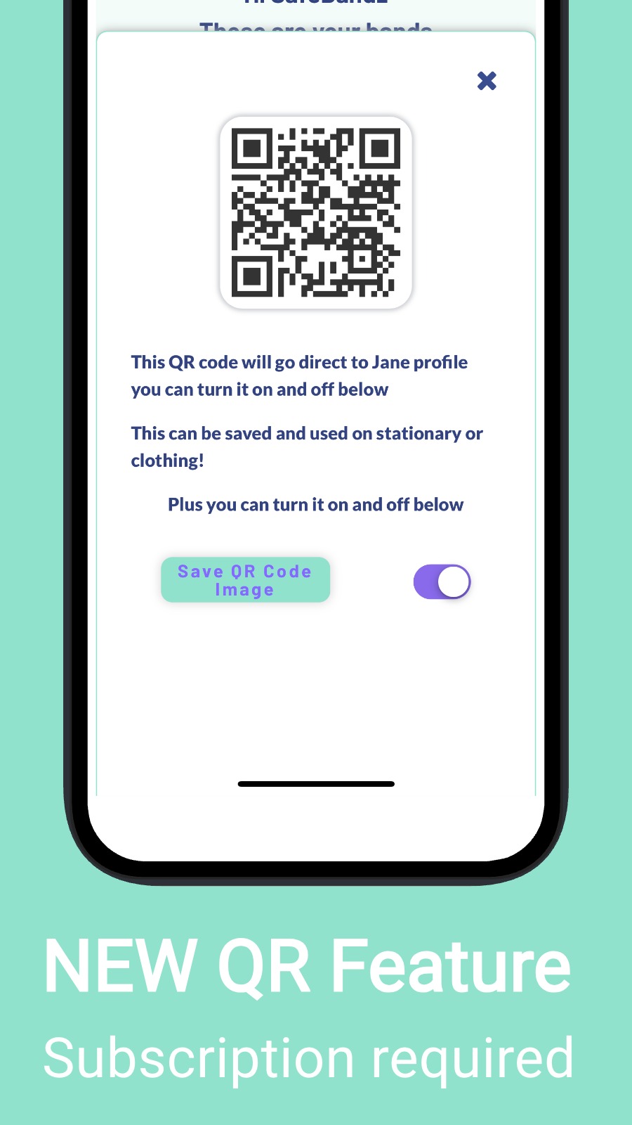 NEW QR Feature - Subscription required