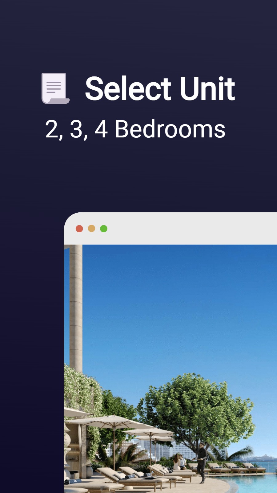 📃️ Select Unit - 2, 3, 4 Bedrooms