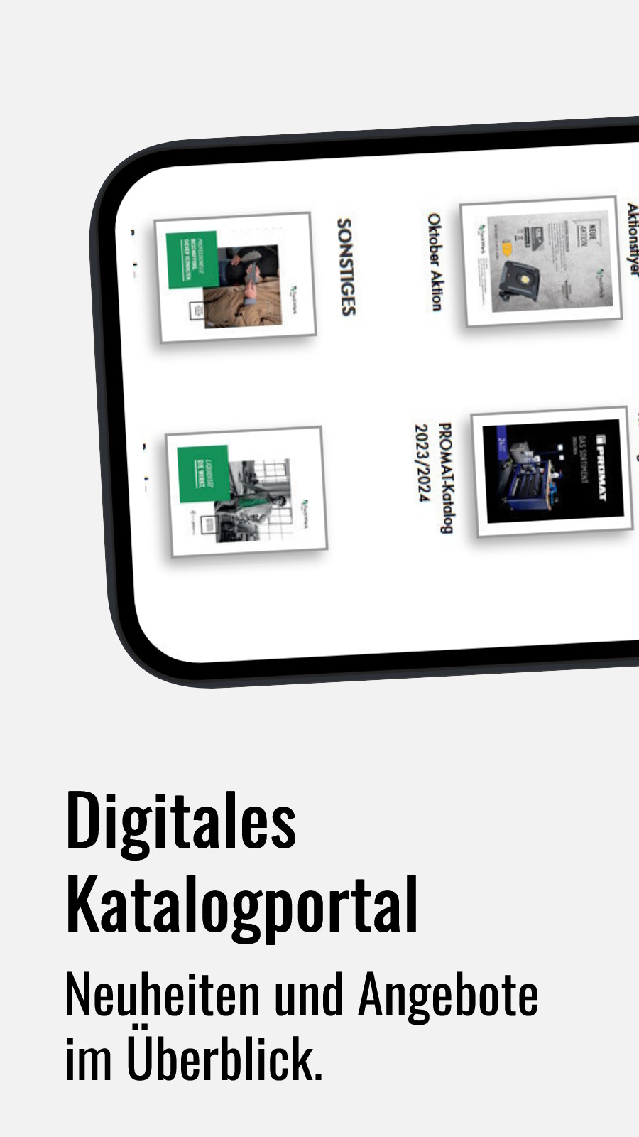 Digitales Katalogportal - Neuheiten und Angebote im Überblick.