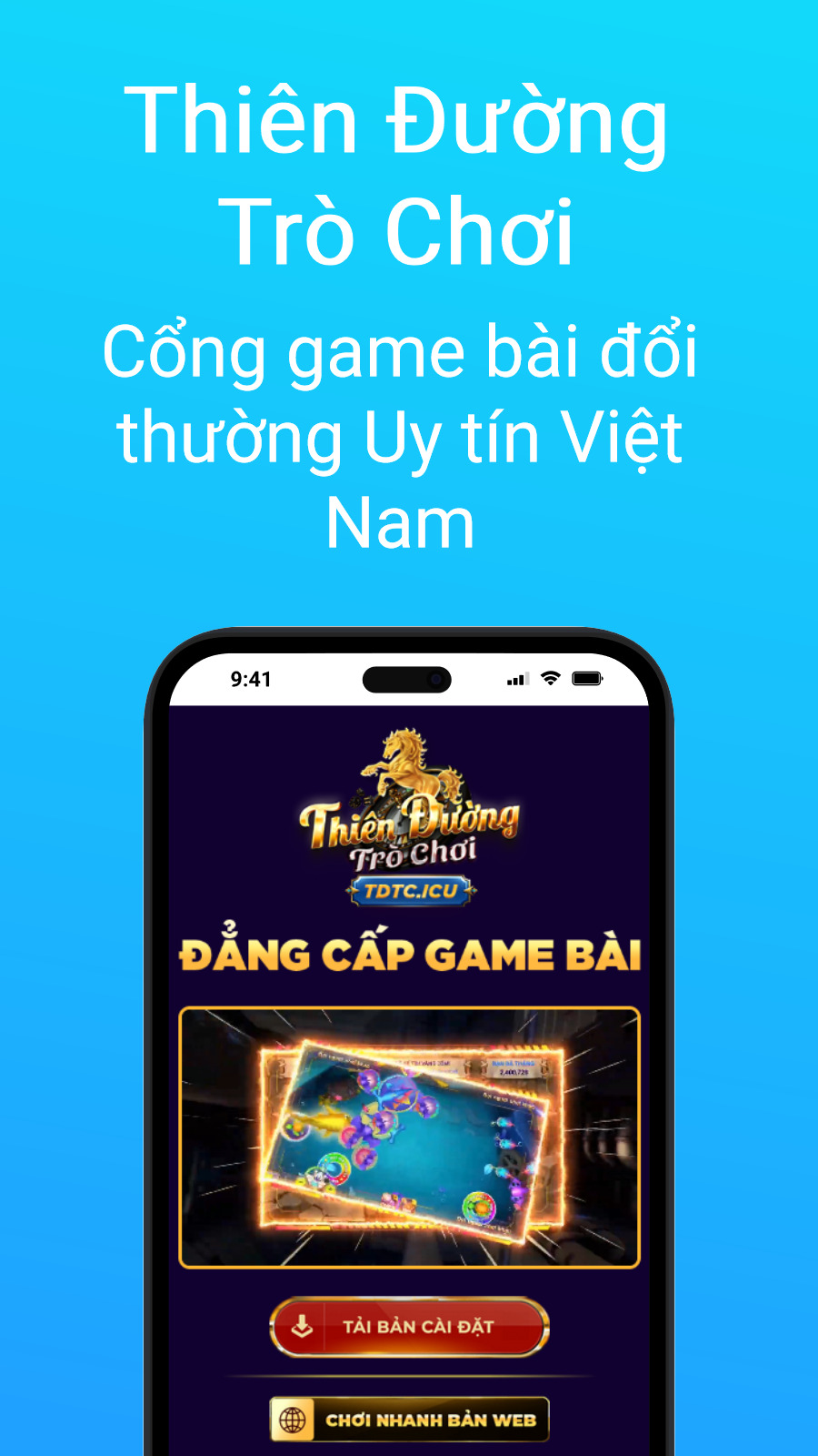 Thiên Đường Trò Chơi - Cổng game bài đổi thường Uy tín Việt Nam