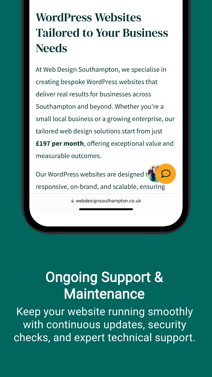 Ongoing Support & Maintenance - Keep your website running smoothly with continuous updates, security checks, and expert technical support.