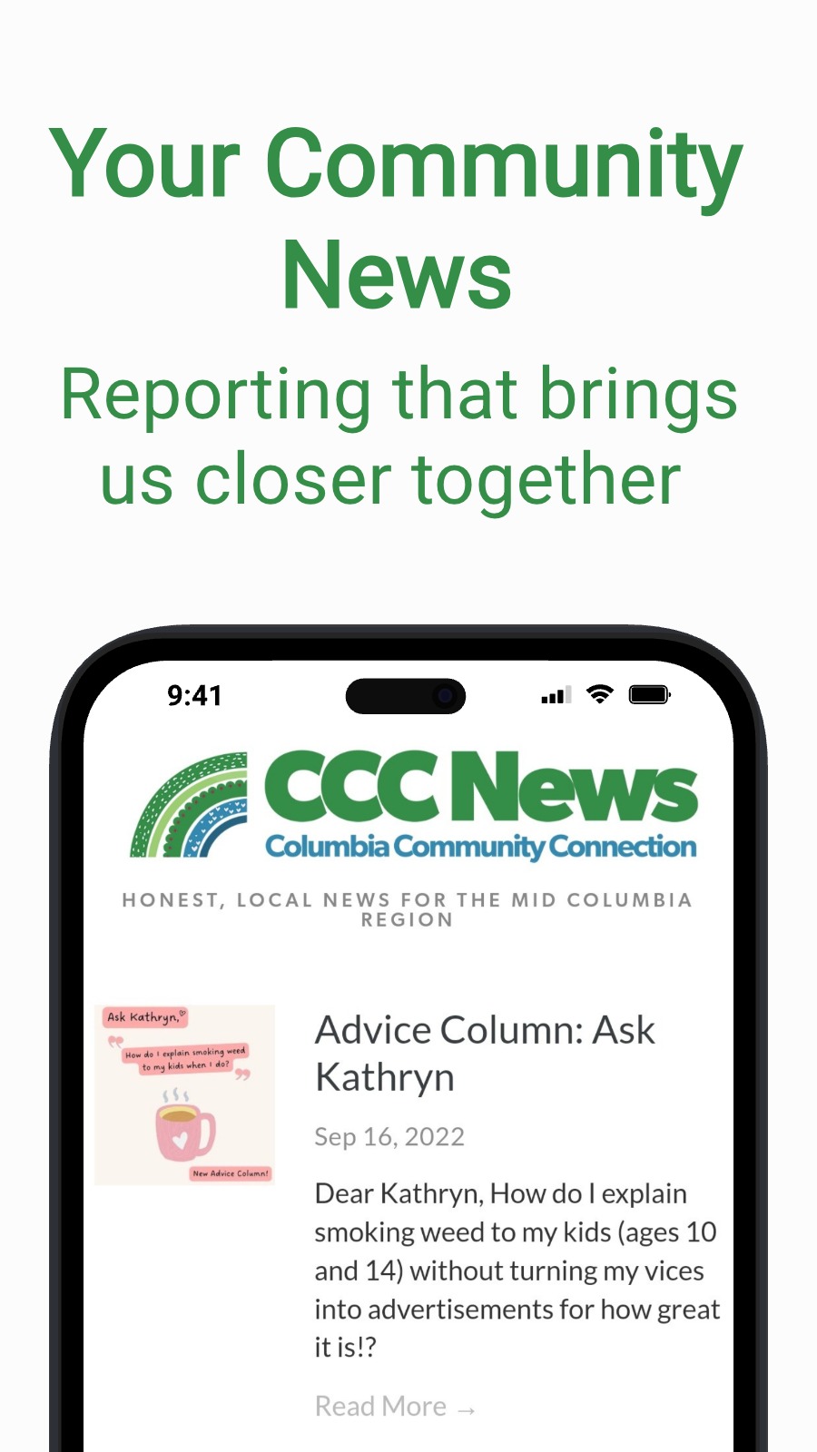 Your Community News - Reporting that brings us closer together 