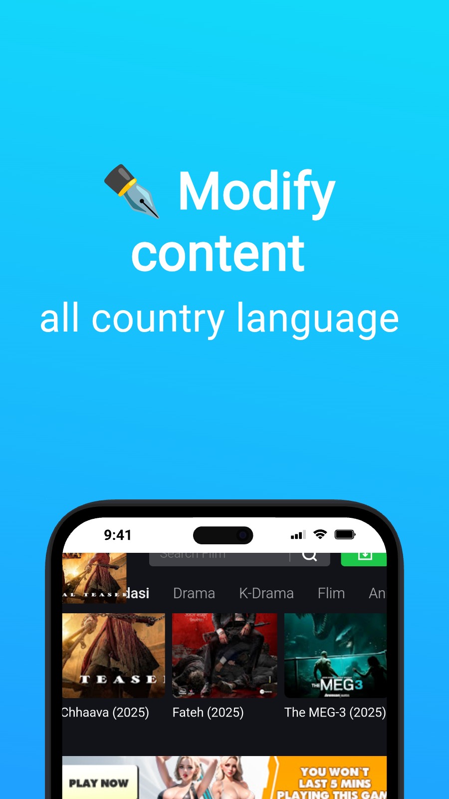 ✒️ Modify content - all country language