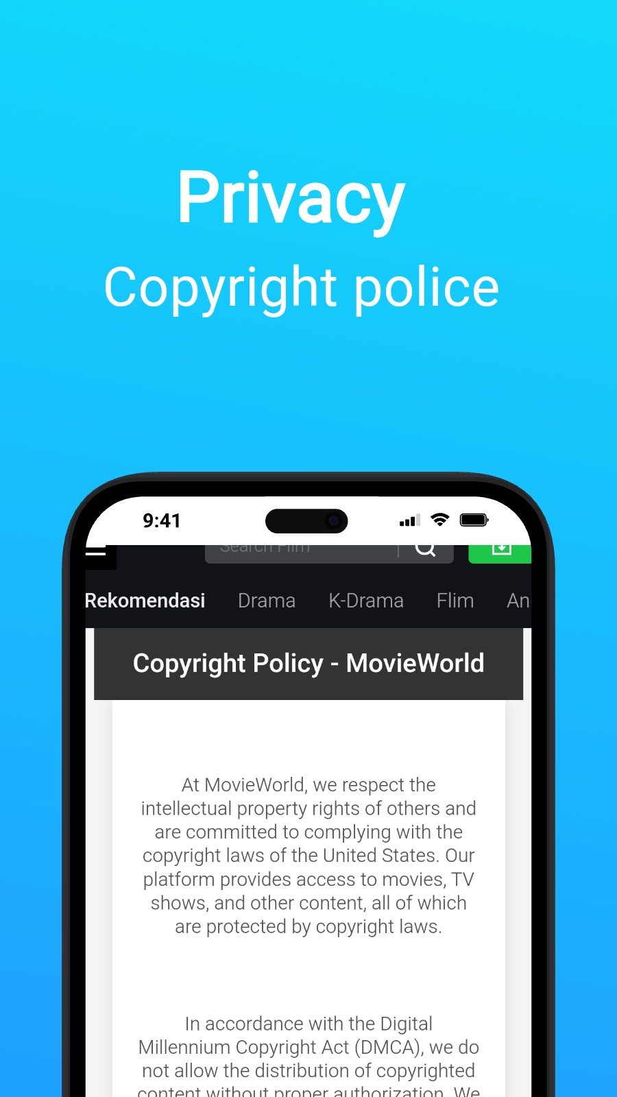 Privacy - Copyright police