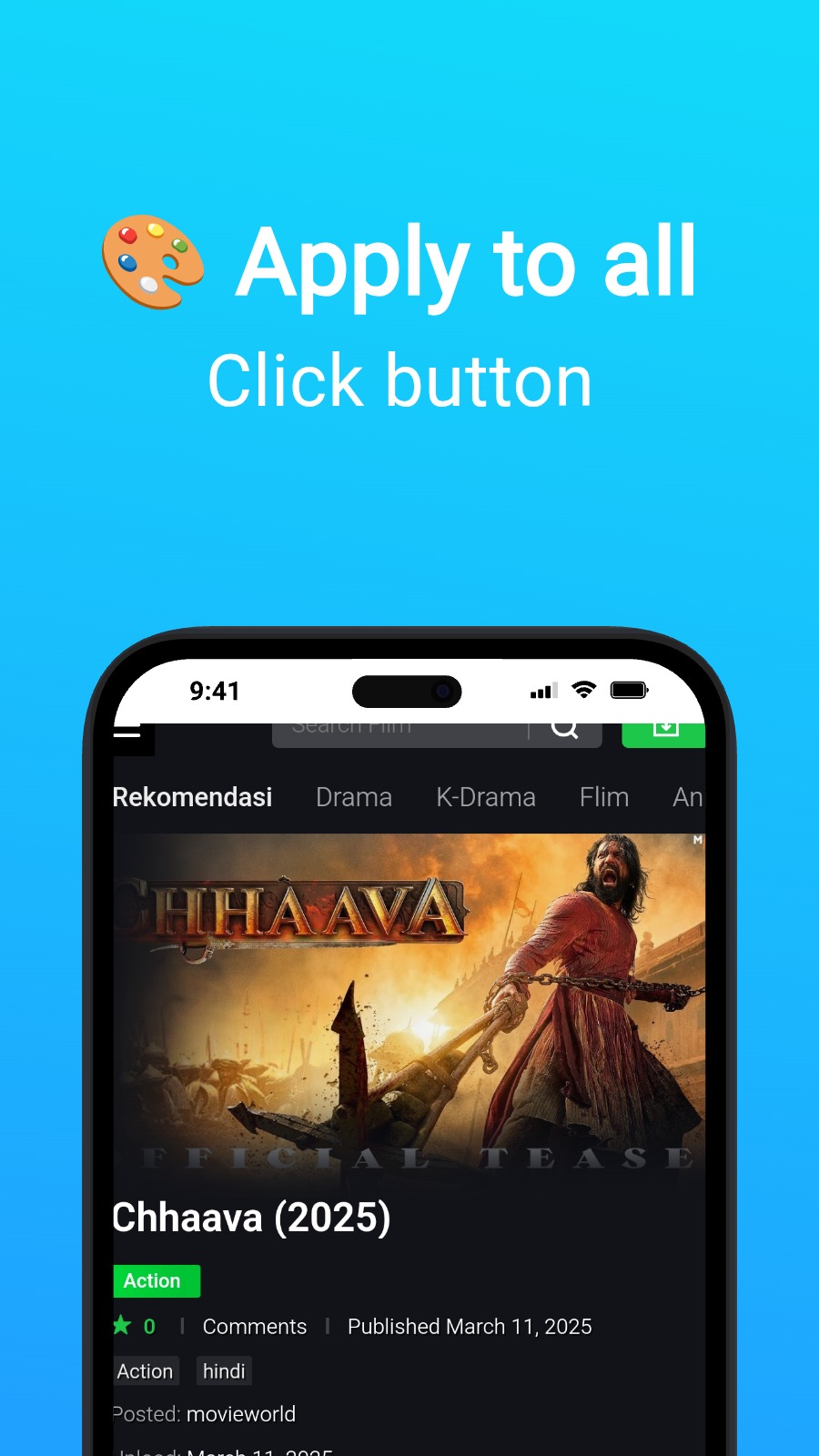 🎨 Apply to all - Click button
