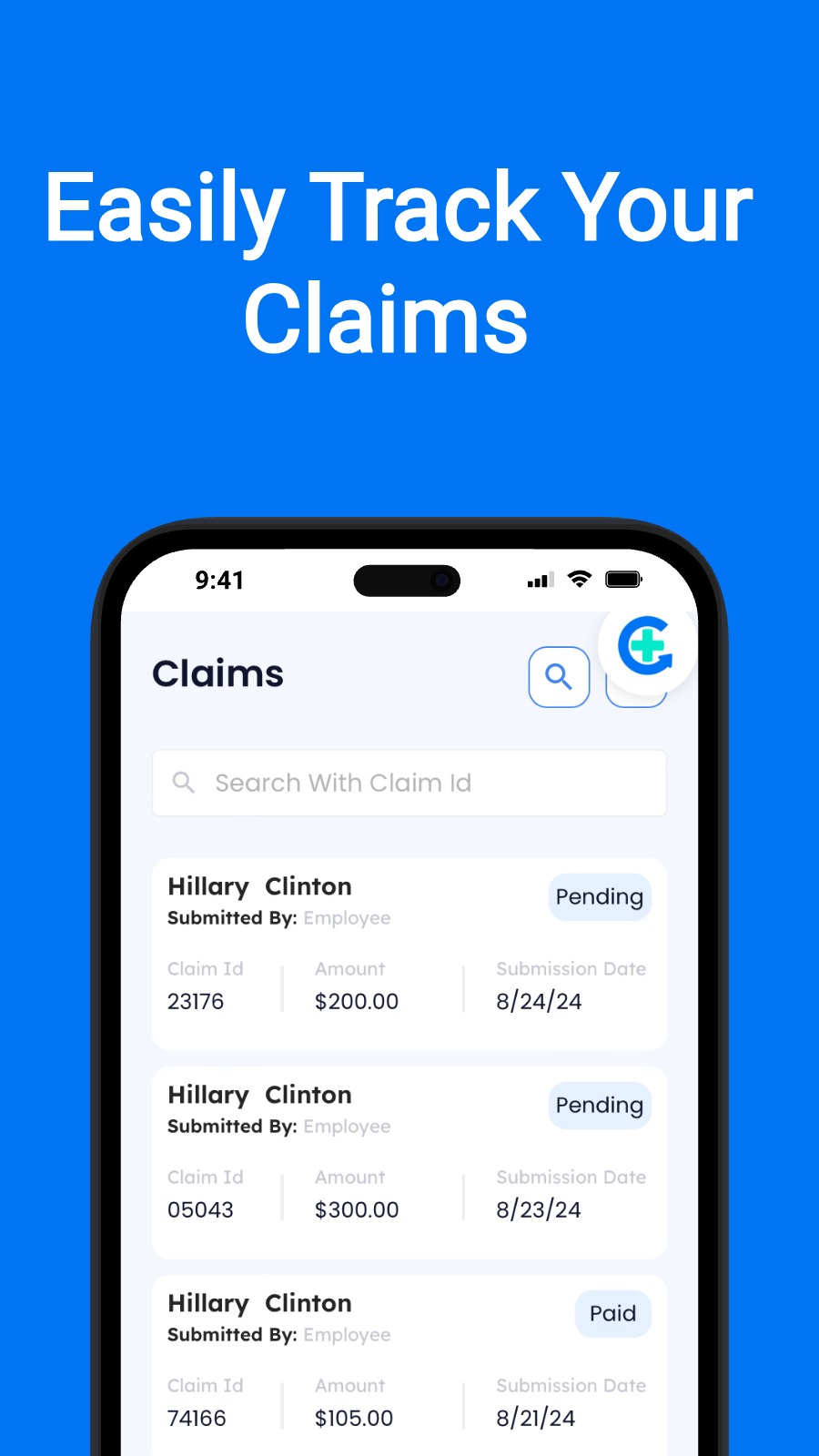 Easily Track Your Claims 