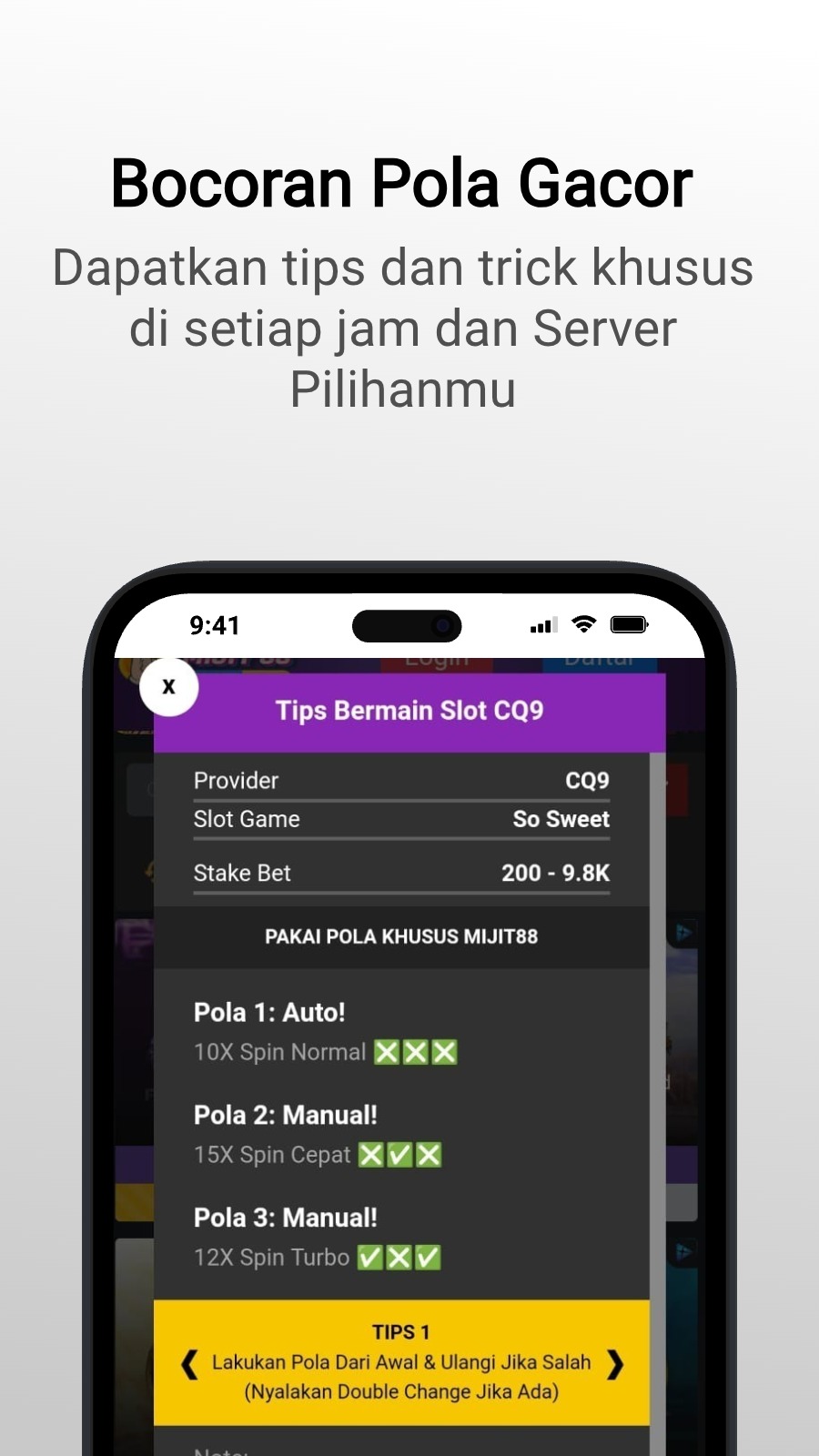 Bocoran Pola Gacor - Dapatkan tips dan trick khusus di setiap jam dan Server Pilihanmu