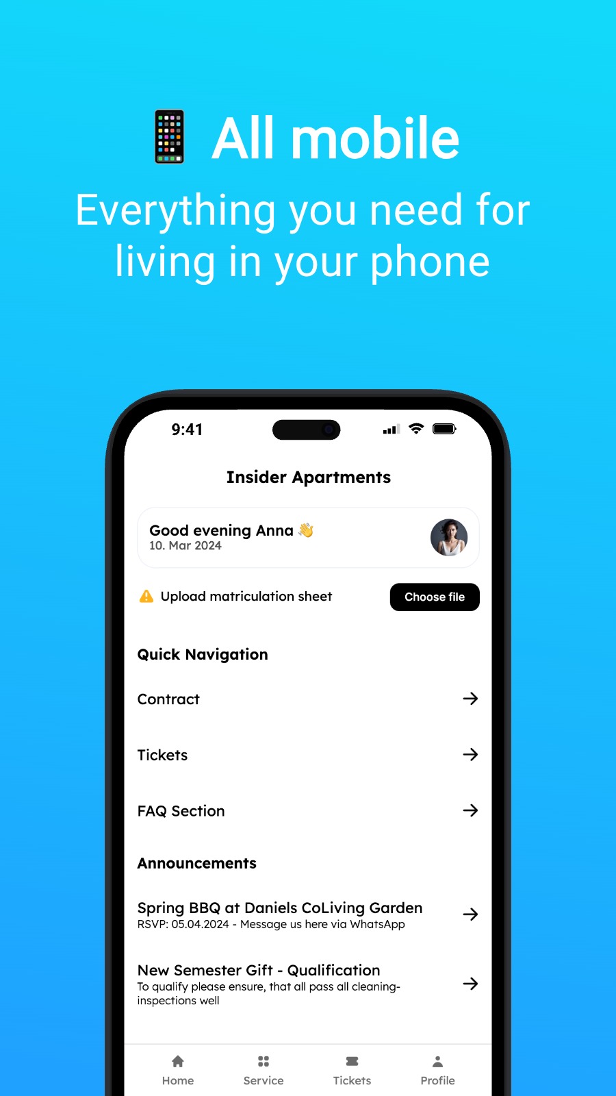 📱 All mobile - Everything you need for living in your phone