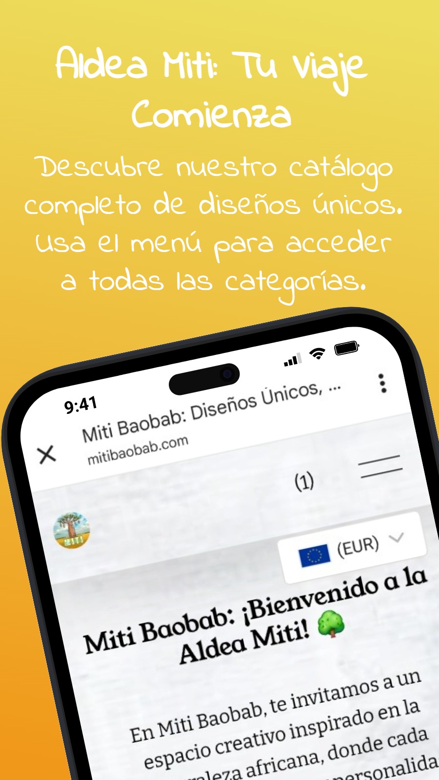 Aldea Miti: Tu Viaje Comienza - Descubre nuestro catálogo completo de diseños únicos. Usa el menú para acceder a todas las categorías.